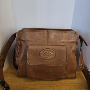 Vintage American Angel leather bag